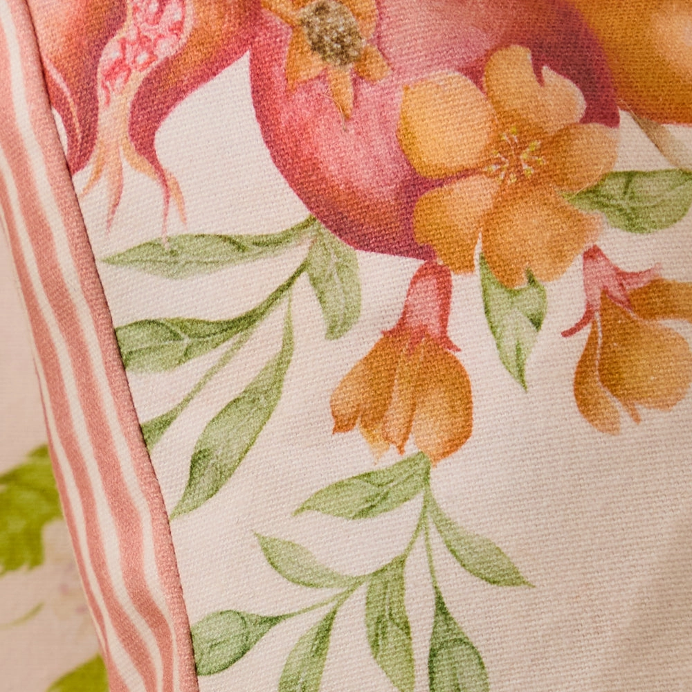 Pomegranate Grove Printed Cushion Red
