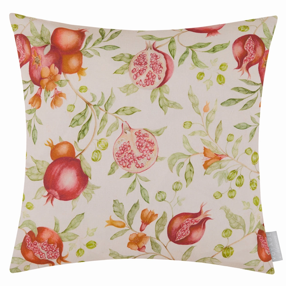 Pomegranate Grove Printed Cushion Red
