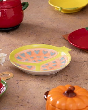 Pomegranate Serving Plattermodern kitchen decor ,kitchen dinner set ,dinnerware 