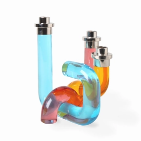Pompidou Acrylic Candle Holdermodern kitchen decor ,kitchen dinner set ,dinnerware 