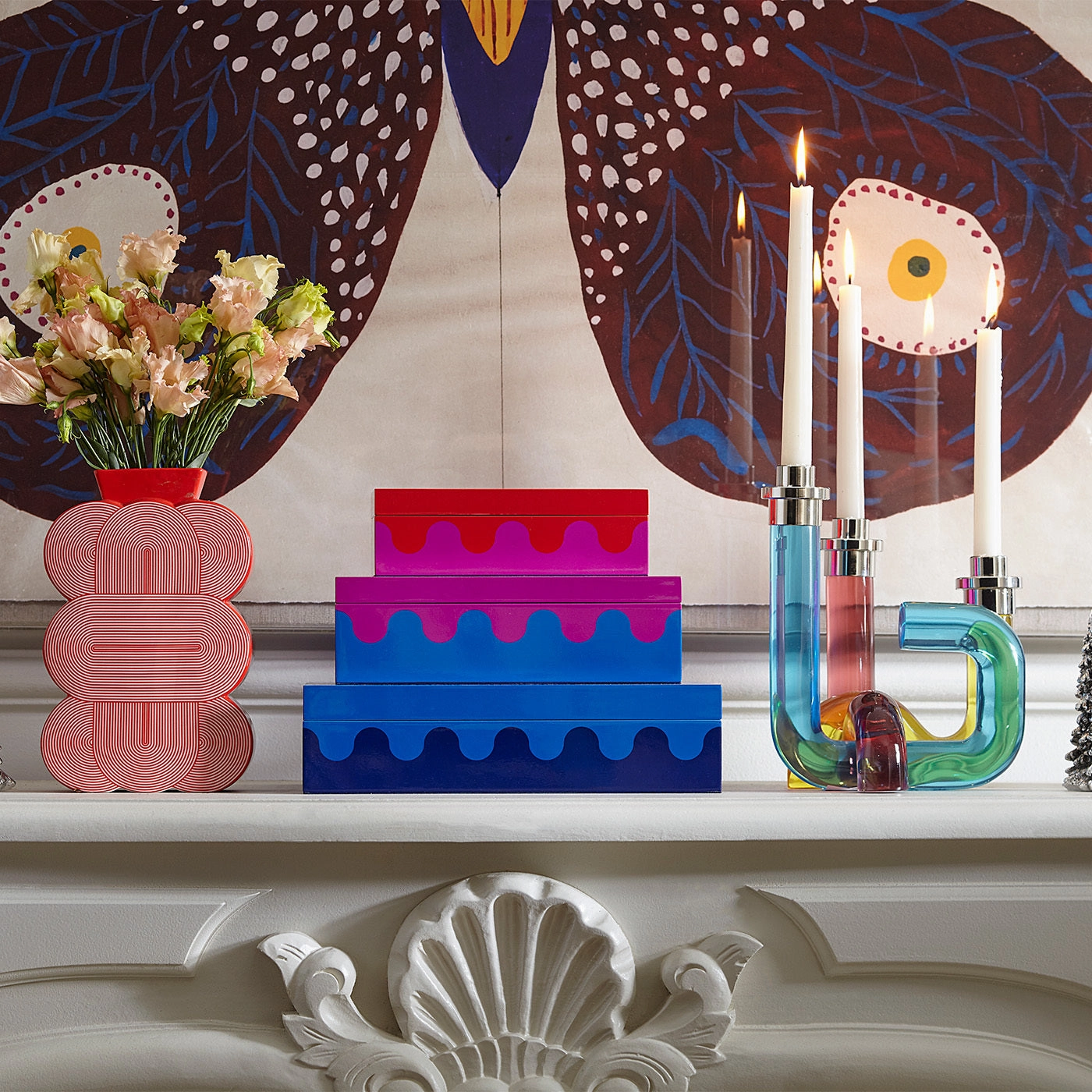 Pompidou Acrylic Candle Holder