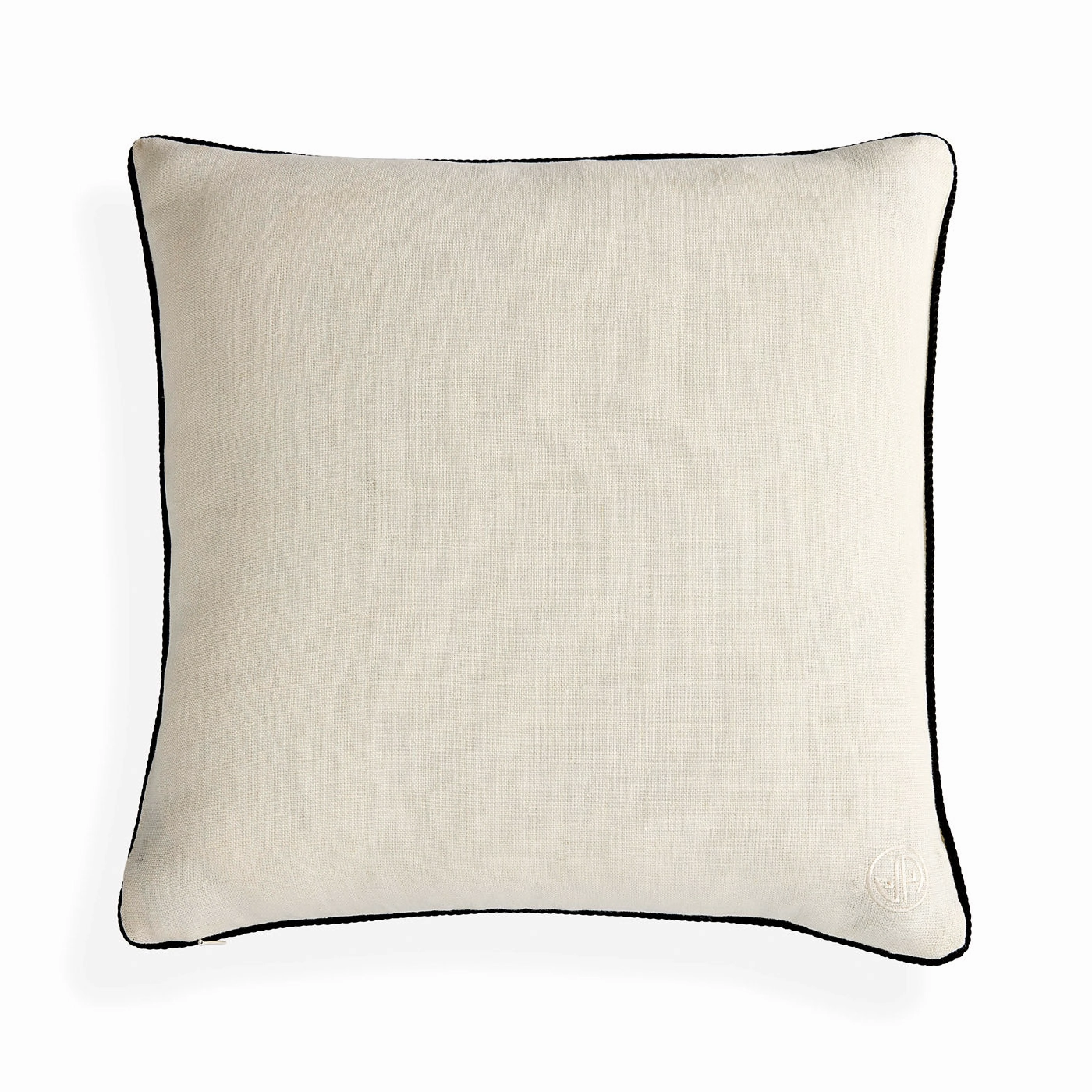 Pompidou B&W Loops Circles Pillow