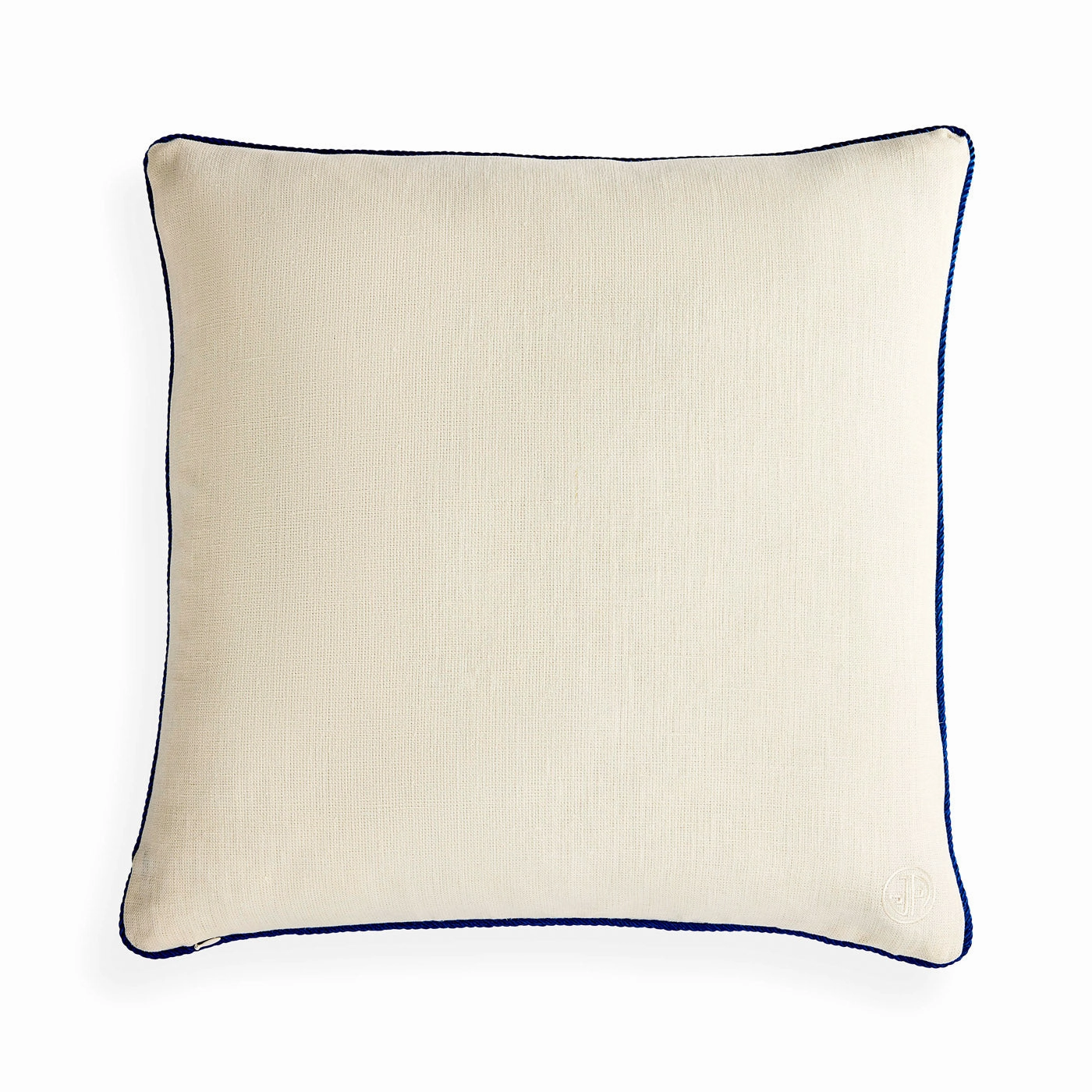 Pompidou Cobalt Border Pillow