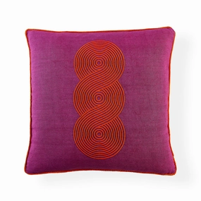 Pompidou Fuchsia Loops Pillowbedding sets ,throw blankets 