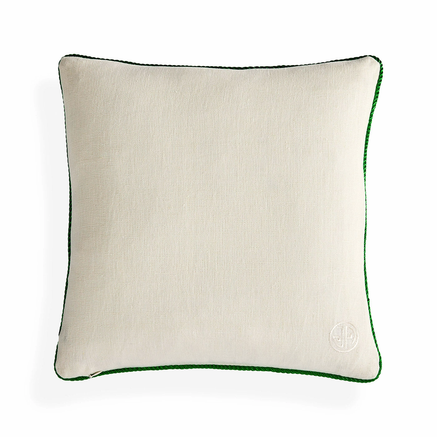Pompidou Green Quatrefoil Pillow