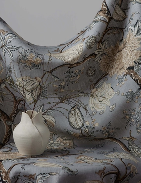 Pondicherry Linen Fabric by Scalamandrhome decor ,wall decor 