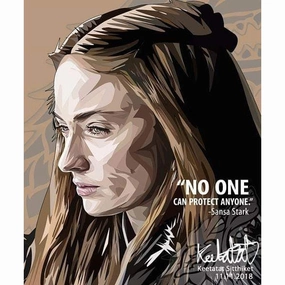 Pop Art Poster Wall Decoration Drawing Game of Thrones Sansa Starkmodern abstract painting decor