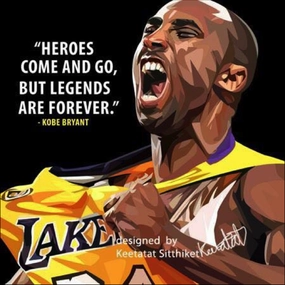 Pop Art Poster Wall Decoration Drawing NBA Kobe Bryant Heroesmodern abstract painting decor
