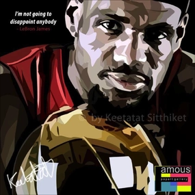 Pop Art Poster Wall Decoration Drawing NBA LeBron Jamesmodern abstract painting decor