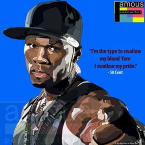 Pop Art Wall Decoration Drawing (50 Cent) modern abstract painting decor