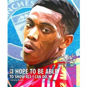 Pop Art Wall Decoration Drawing  (Anthony Martial - I hope to be able to show all I can do)modern abstract painting decor