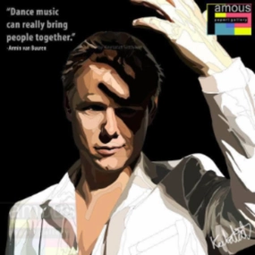 Pop Art Wall Decoration Drawing (Armin van Buuren) modern abstract painting decor