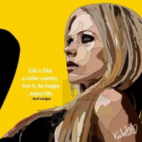 Pop Art Wall Decoration Drawing (Avril Lavigne) modern abstract painting decor