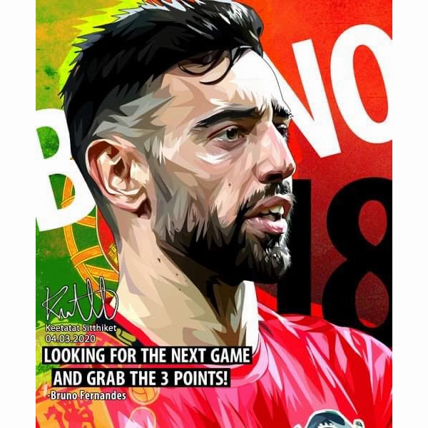 Pop Art Wall Decoration Drawing (Bruno Fernandes - Looking For)modern abstract painting decor