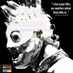 Pop Art Wall Decoration Drawing (Corey Taylor) Carey Tylor modern abstract painting decor