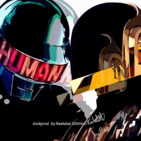 Pop Art Wall Decoration Drawing (Daft Punk Exclusive) modern abstract painting decor