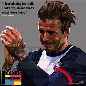 Pop Art Wall Decoration Drawing (David Beckham - Paris)modern abstract painting decor