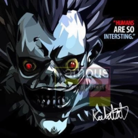 Pop Art Wall Decoration Drawing (Death Note)modern abstract painting decor