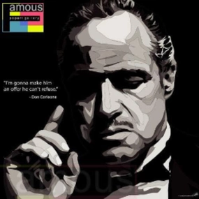 Pop Art Wall Decoration Drawing (Don Corleone) Godfather modern abstract painting decor