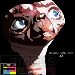 Pop Art Wall Decoration Drawing (E.T.) modern abstract painting decor