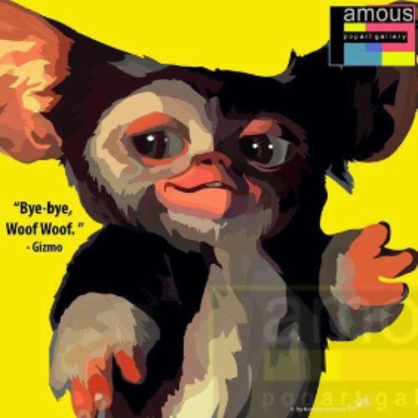Pop Art Wall Decoration Drawing (Gizmo)Gremlins modern abstract painting decor