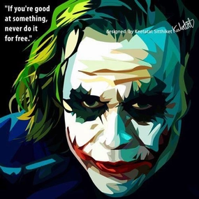 Pop Art Wall Decoration Drawing (Joker Good at something)modern abstract painting decor