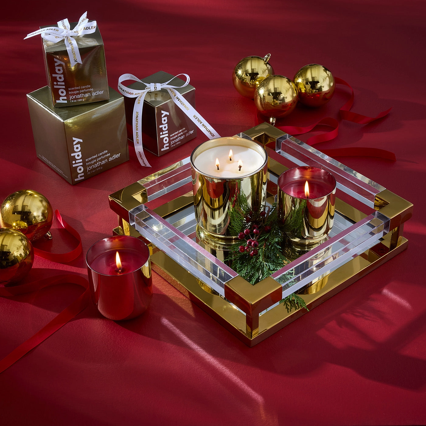 Pop Three-Wick Holiday Candle