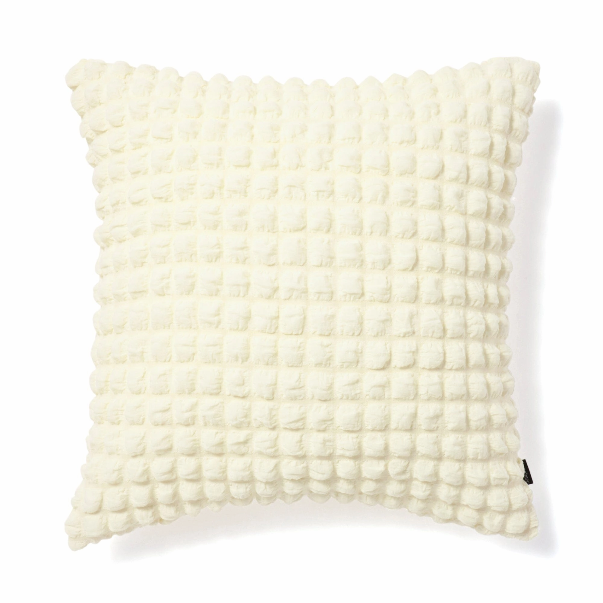Popcorn Waffle Cushion Cover 450 x 450  Whitebedding sets ,throw blankets 