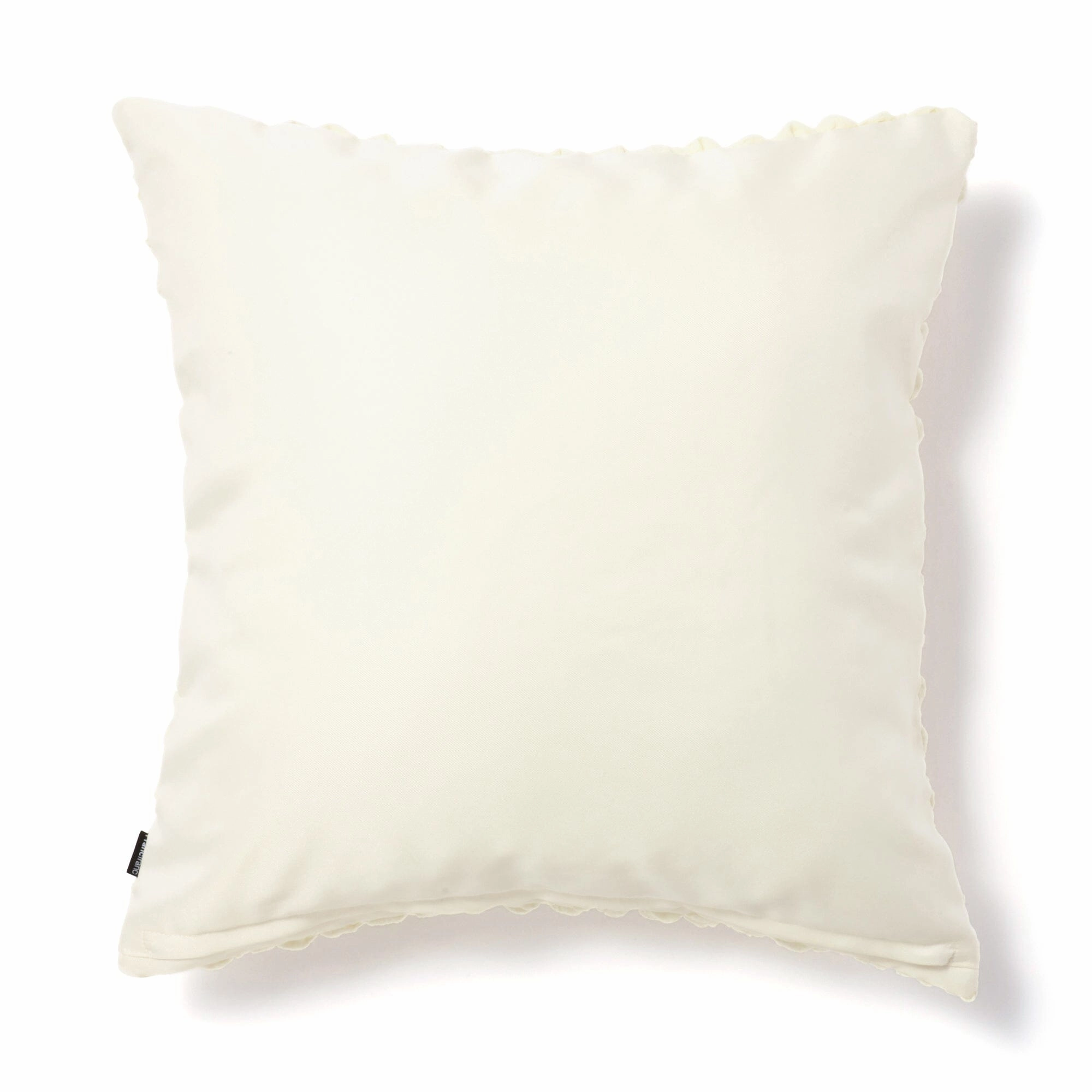 Popcorn Waffle Cushion Cover 450 x 450  White