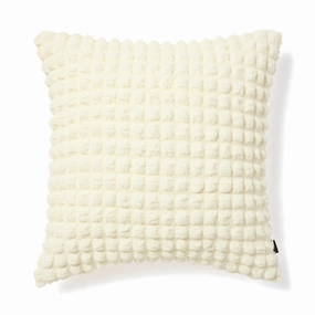 Popcorn Waffle Cushion Cover 450 x 450  Whitebedding sets ,throw blankets 