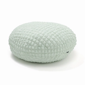 Popcorn Waffle Floor Cushion 60 Light Greenbedding sets ,throw blankets 