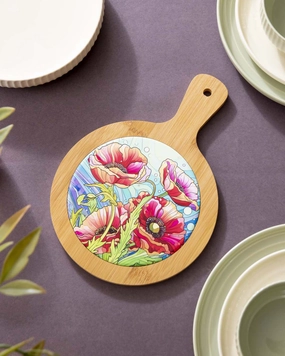 Poppy Ceramic Trivetmodern kitchen decor ,kitchen dinner set ,dinnerware 