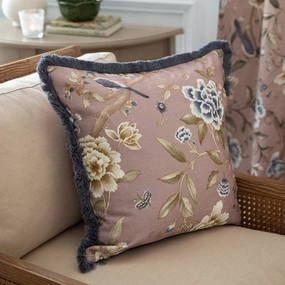 Porcelain Garden Chenille Cushion Blushhome decor ,wall decor 