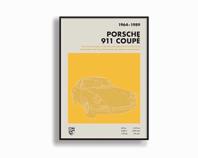 Porsche 911 Coupemodern abstract painting decor