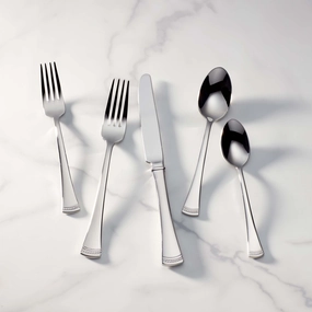 Portola 65 Piece Flatware Seteco-friendly bamboo fiber tableware set 