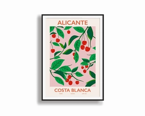 Poster Hub - Alicante Art Framedmodern abstract painting decor