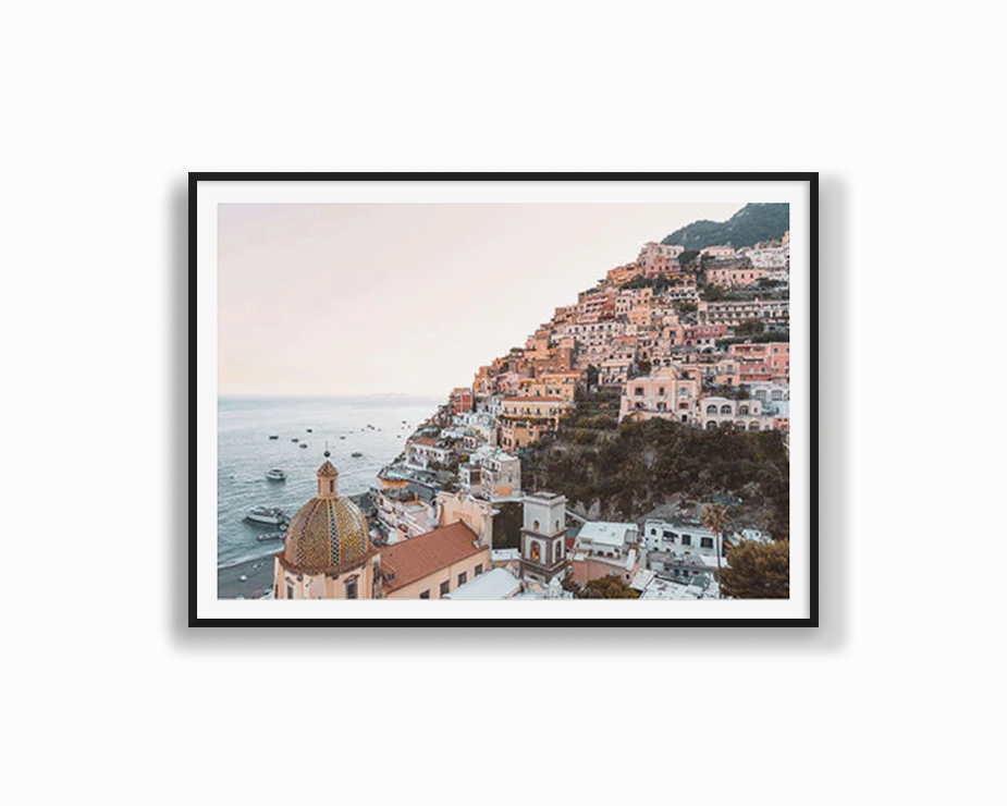 Poster Hub - Amalfi Coastmodern abstract painting decor