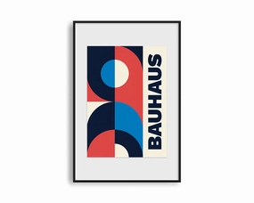 Poster Hub - Bauhaus Patternmodern abstract painting decor