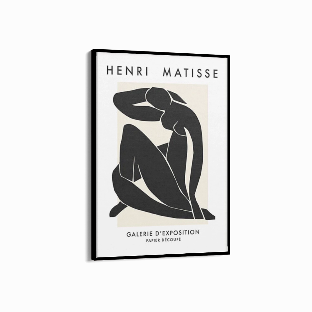 Poster Hub - Henri Mattisse Noir Art Framed