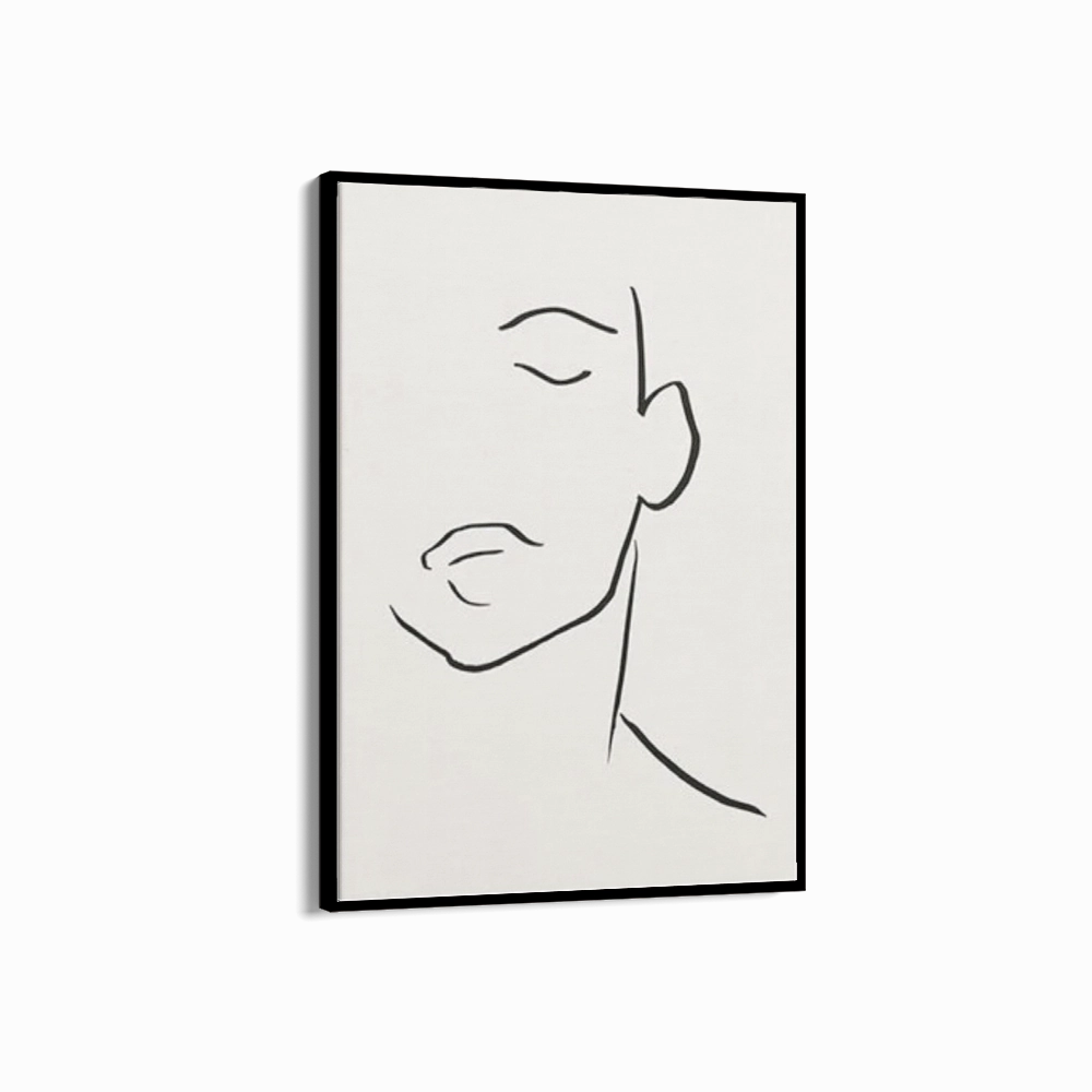 Poster Hub - Line Impression Art Framed