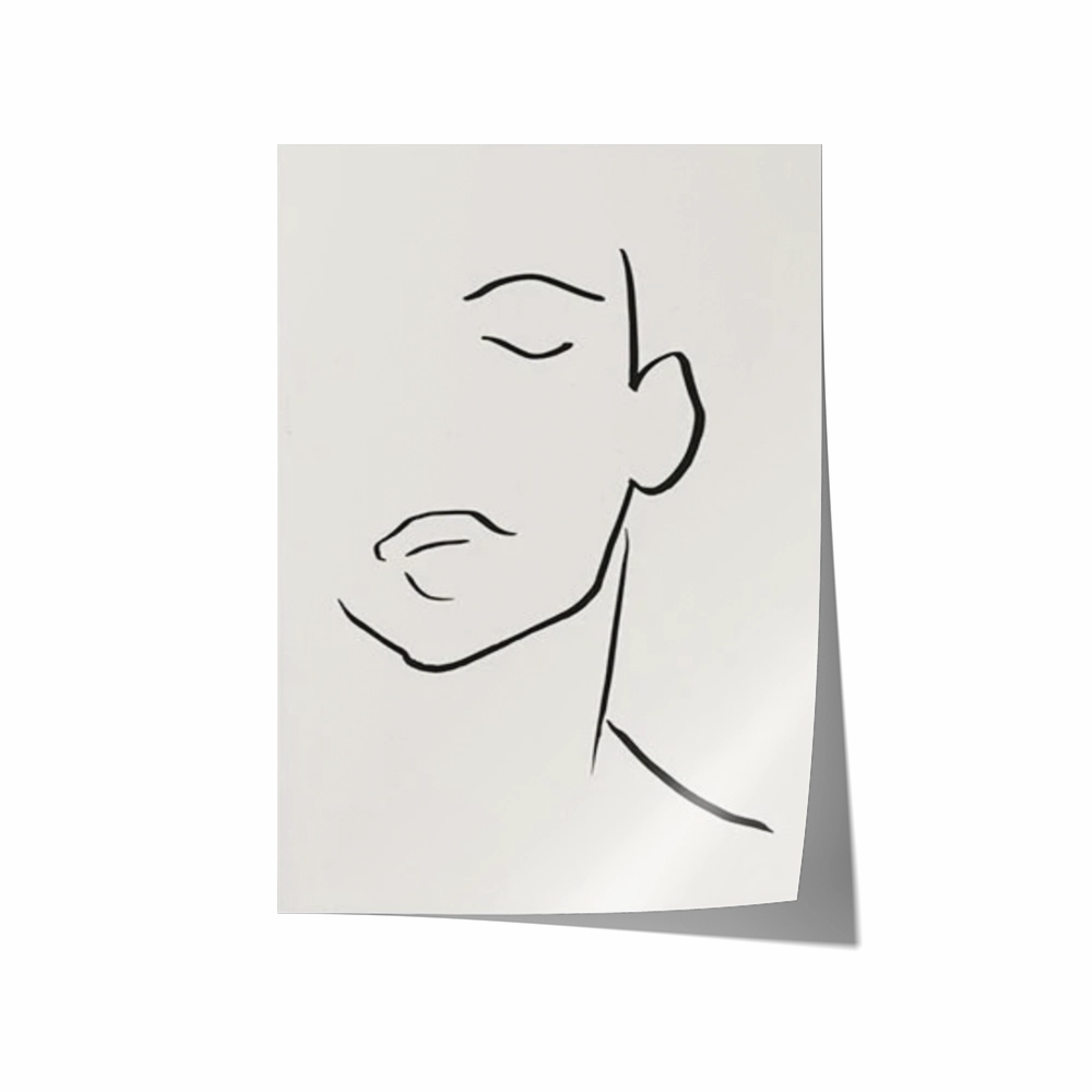 Poster Hub - Line Impression Art Framed