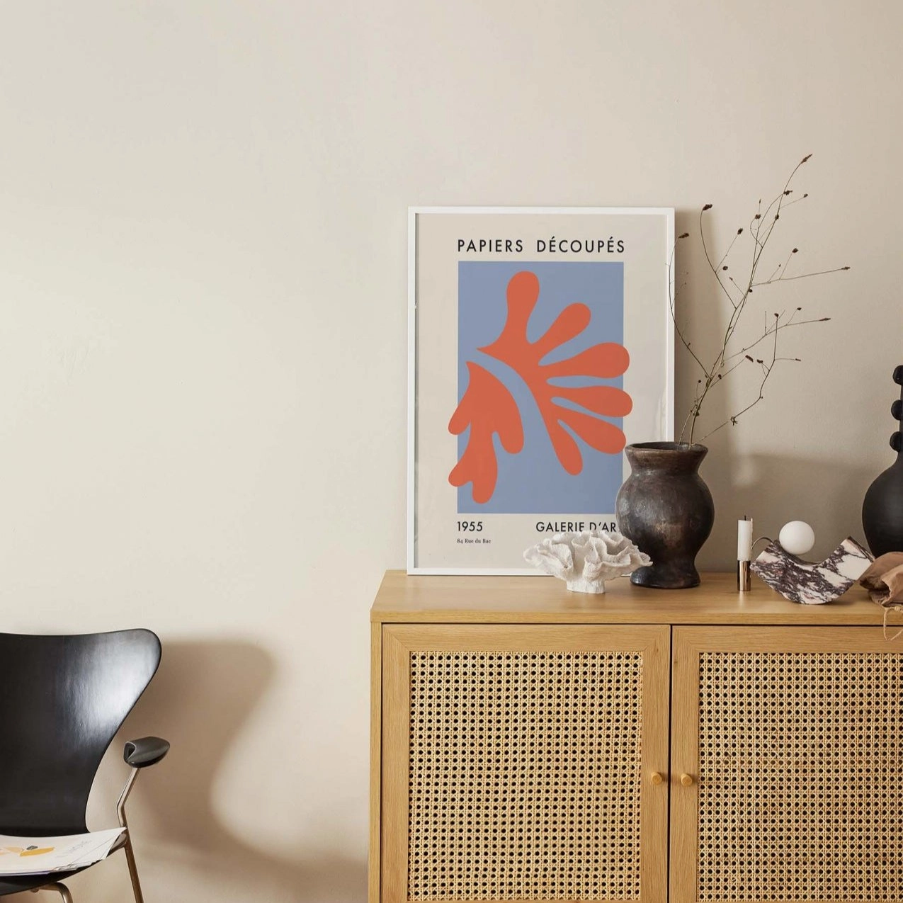 Poster Hub - Matisse Cutout Orange