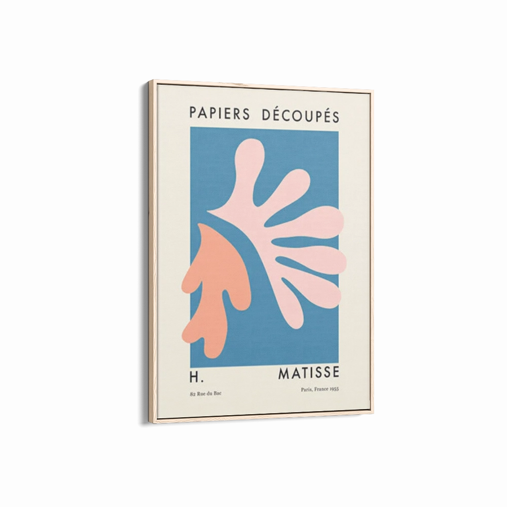 Poster Hub - Matisse Cutout Pink Orange