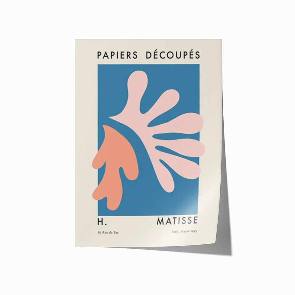 Poster Hub - Matisse Cutout Pink Orange