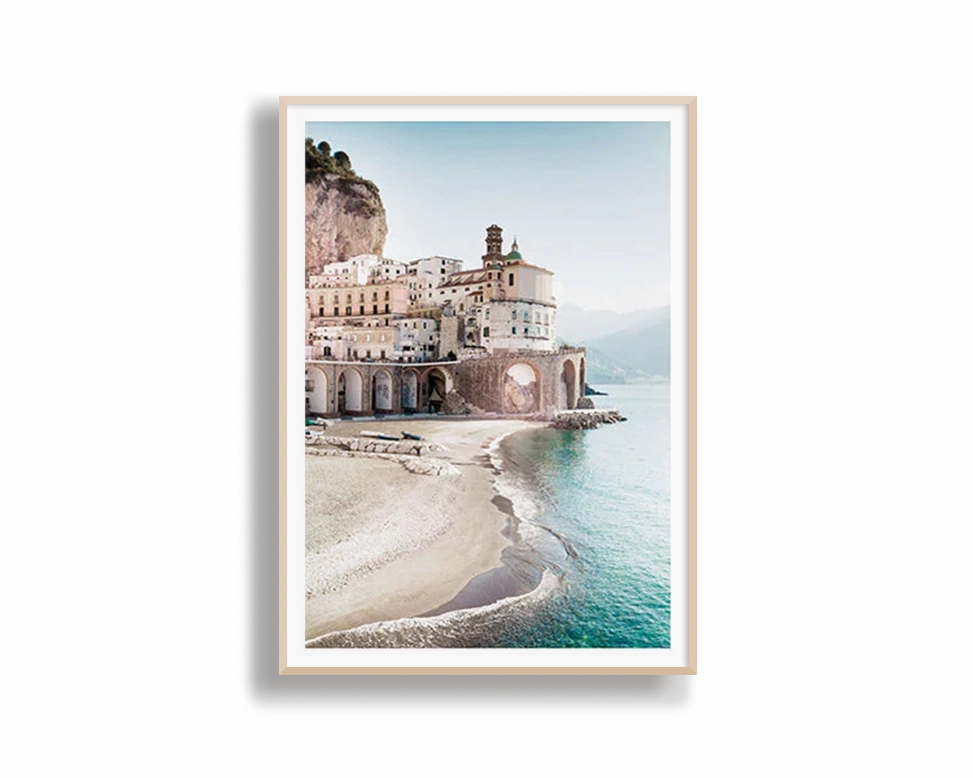 Poster Hub - Morning In Amalfi Art Framed