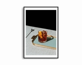 Poster Hub - Negroni Cocktailmodern abstract painting decor