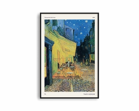 Poster Hub - Terrasse du Cafe le Soir by Vincent Van Goghmodern abstract painting decor