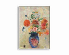 Poster Hub - The Flower of Bouquet Orange Postermodern abstract painting decor