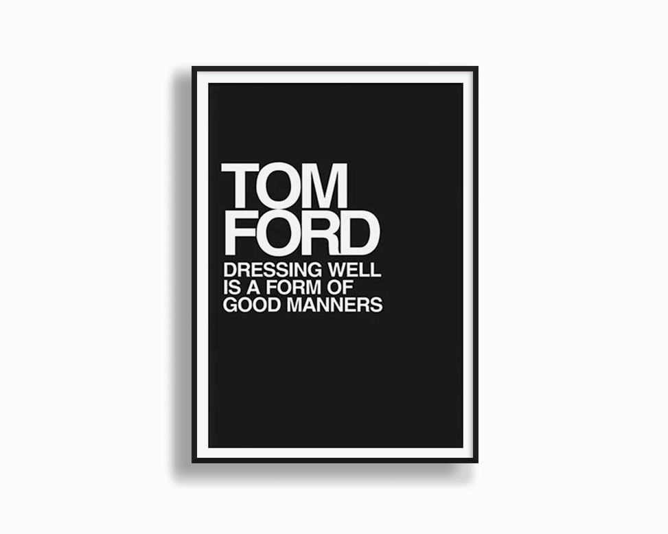 Poster Hub - Tom Ford Blackmodern abstract painting decor