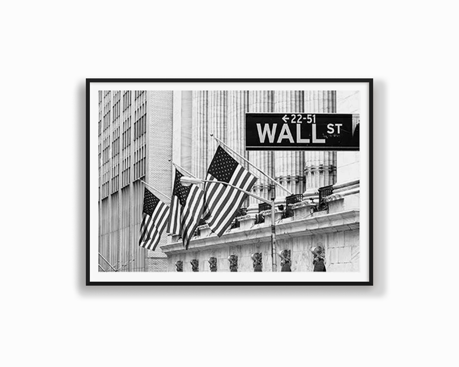 Poster Hub - Wall Street Art Framedmodern abstract painting decor